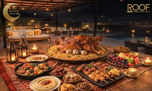 Grand Suhoor Buffet at The Roof Lounge, The Grand Lux Hotel!