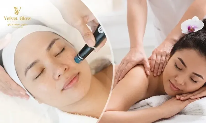 Refresh & Relax HydraFacial & Massage at Velvet Glow Ladies Salon!