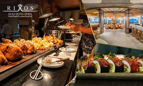 Wednesday Late-Night Brunch Feast at Marina Restaurant, Rixos Gulf Hotel Doha!