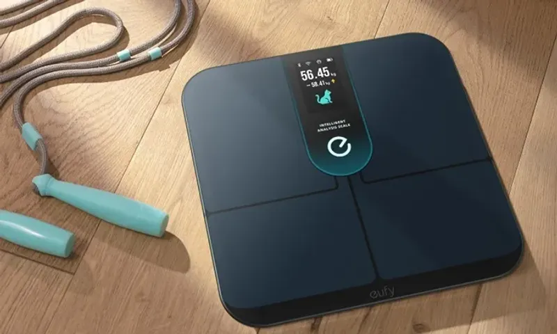 Eufy by Anker Smart Scale P3 - 16 Body Metrics | Heart Rate | 3D Body Model | Wi-Fi & Bluetooth!