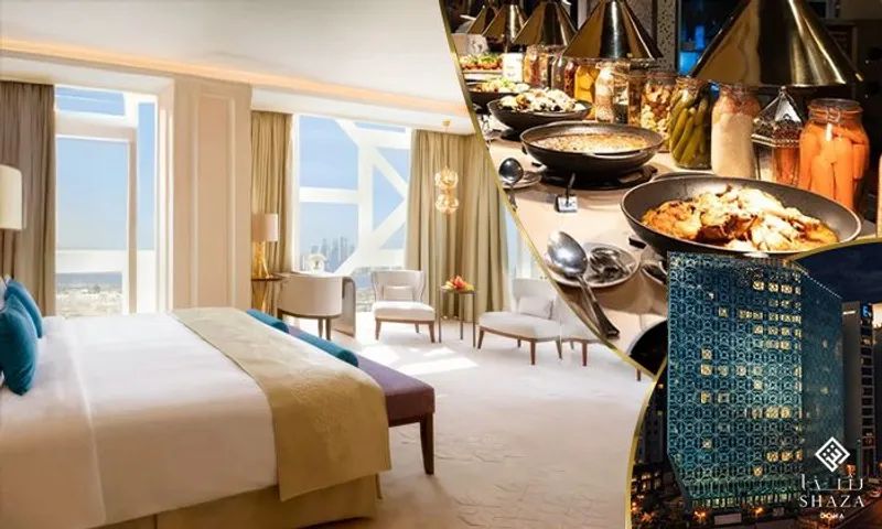Deluxe Room Staycation for TWO with Breakfast OR Half Board at Shaza Hotel Doha!