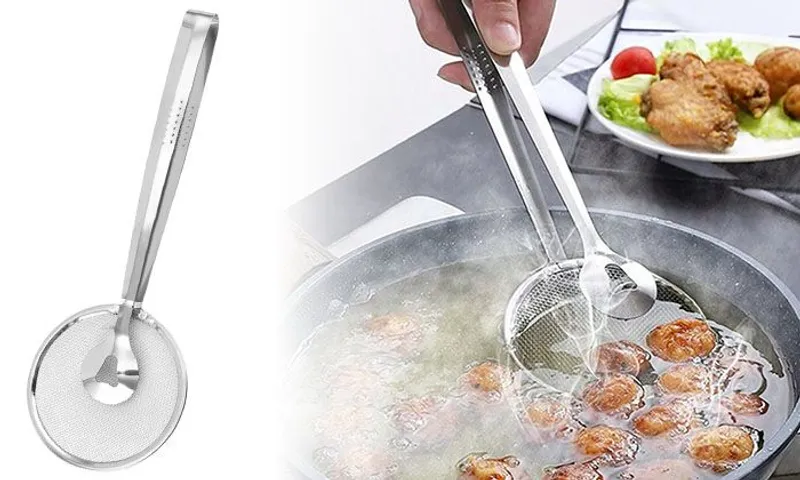 Mesh Filter Kitchen Tongs!