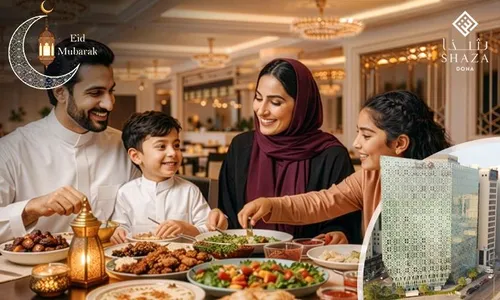 Eid Dinner Buffet with Pool Access: A Celebration of Taste & Togetherness at Shaza Hotel!