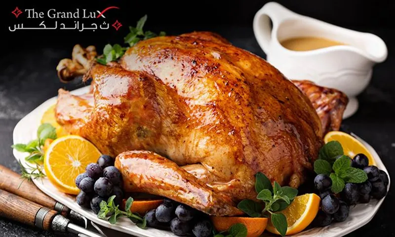 7-8kg Roasted Turkey Package for Takeaway at The Grand Lux Hotel!