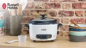 Russell Hobbs Large Rice Cooker 27040 – 14 Servings | Steamer Basket | Keep Warm!