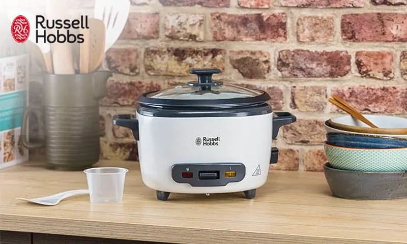 Russell Hobbs Large Rice Cooker 27040 – 14 Servings | Steamer Basket | Keep Warm!