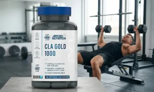 Applied Nutrition CLA Gold 1000 – 80% CLA from Safflowers | 100 Softgels!