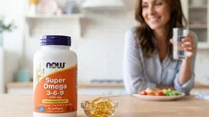 NOW Super Omega 3-6-9 1200mg – Essential Fatty Acids | Heart Health Support | Flax Fish Borage Oils!