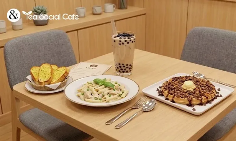 A Delightful Treat for You - Drinks, Pasta & More – Here at Tea Social Cafe