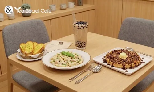 A Delightful Treat for You - Drinks, Pasta & More – Here at Tea Social Cafe