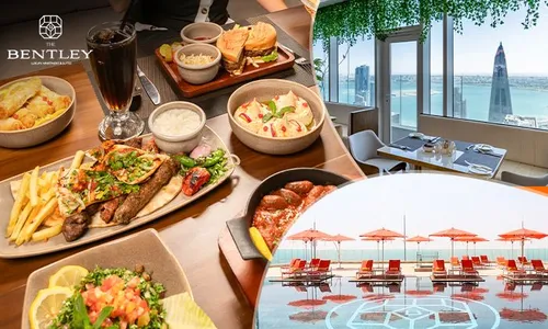 Rooftop Pool Day Pass with Dining Credit at The Bentley Hotel!