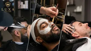 Complete Grooming & Skincare Experience for Men at Luxa Gentlemen Salon!