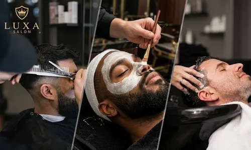 Complete Grooming & Skincare Experience for Men at Luxa Gentlemen Salon!