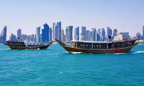 Doha Skyline Sunset Cruise with Refreshments!