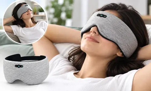 Green Lion Wireless Audio Sleep Mask - Stereo Speakers | Blackout | 20-Hour Playtime!