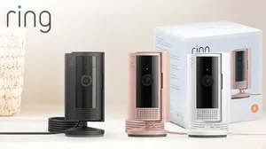 Ring Indoor Cam (2nd Gen) Wired - 1080p HD | Color Night Vision | Privacy Cover!