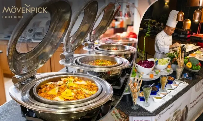 Traditional Arabic Night Buffet at Mövenpick Hotel Doha!